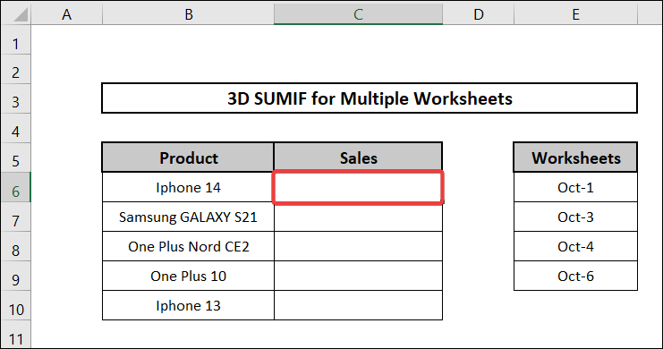 Utilizing SUMIF function for multiple worksheet 