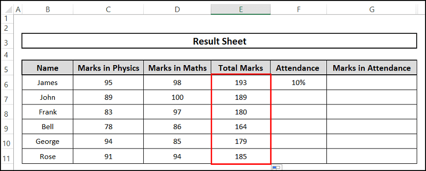 Copying the formula to make the difference between absolute and relative cell reference in Excel (for relative cell reference)