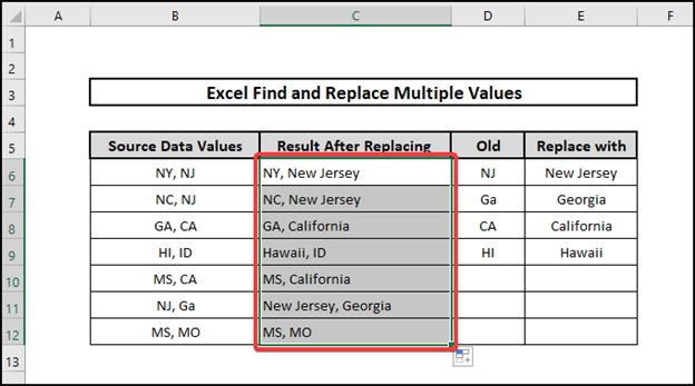  excel find and replace multiple values Results Substitute function