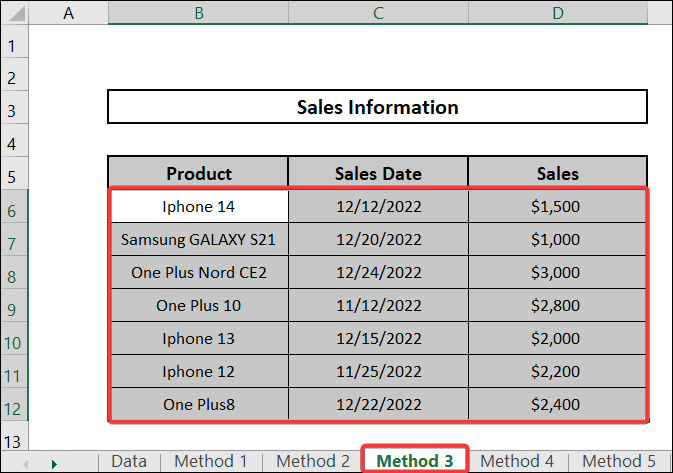 Using TODAY Function to Do Conditional Formatting Highlight Row Based on Date