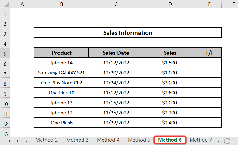 Utilizing IF Function to Do Conditional Formatting Highlight Row Based on Date