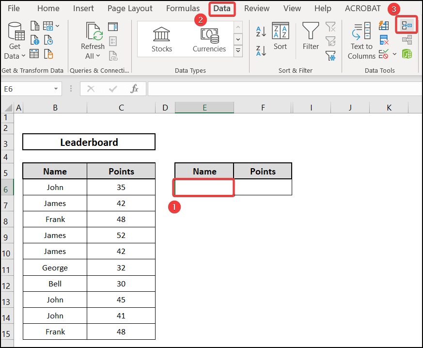 using consolidate option to see how to combine duplicate rows and sum the values in Excel