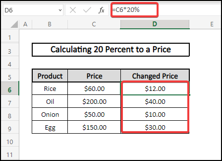 How to Calculate the Percentage of a Number in Excel