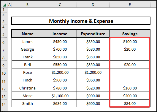 Result of changing Excel options to execute if zero leave blank Excel formula 
