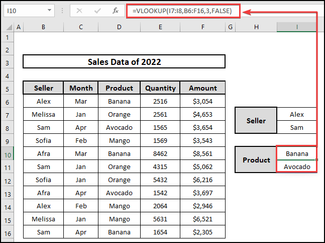 VLOOKUP function to lookup the value.