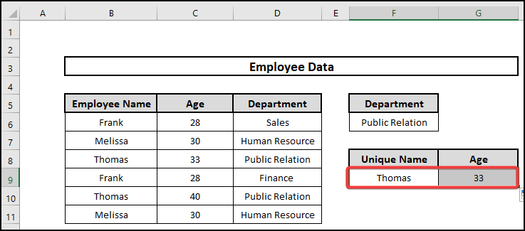 Creating a Unique List in Excel Using INDEX And MATCH Functions 