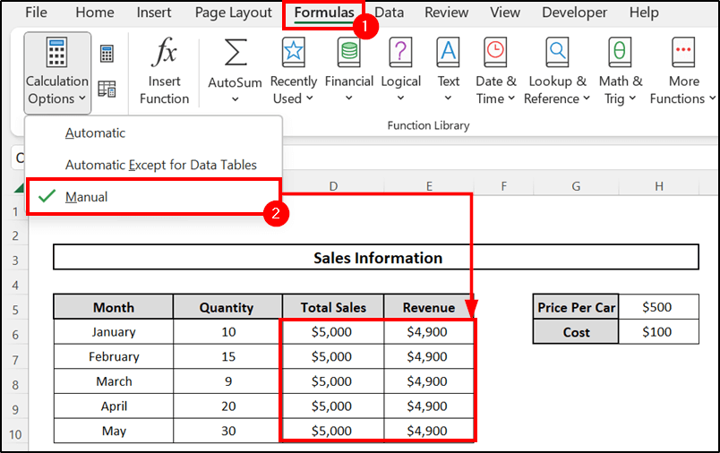 Issue with Sensitivity Analysis-Excel Data Table Not Working: Problems and Solutions