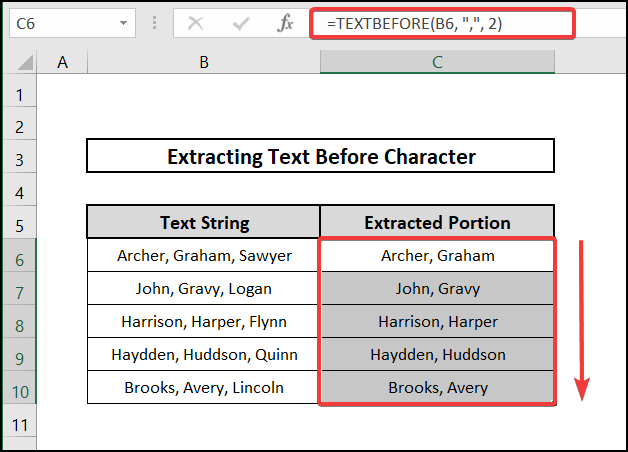 Extracting Text Before Nth Occurrence of Character