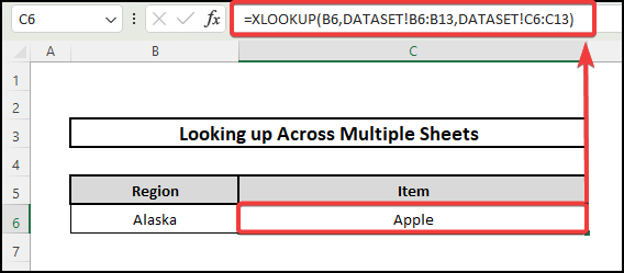 Using XLOOKUP Across Multiple Sheets to excel lookup across multiple sheets 