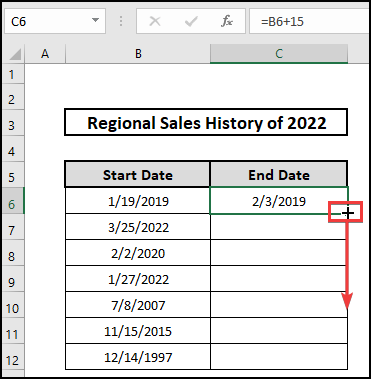 Auto-filling to create a date range. 