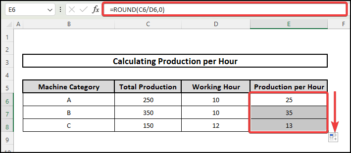 Utilising Total Number of Units Made and Spent Time