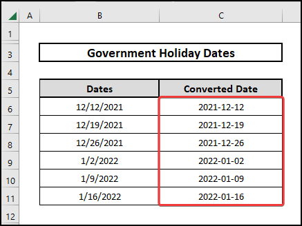 Using excel convert date to text yyyymmdd
