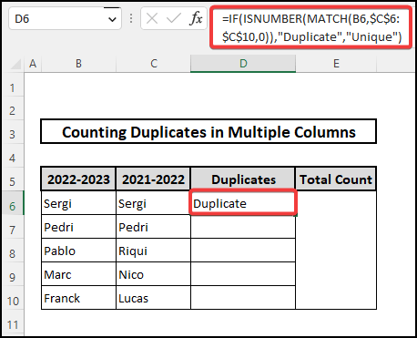 Merge IF and MATCH functions