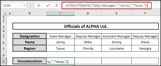 Removing the 2nd bracket to concatenate the cells into another in Excel adding commas.