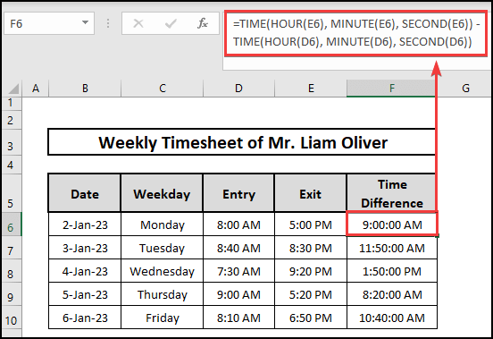 Use of Excel TIME function with HOUR, Minute, and SECOND Function