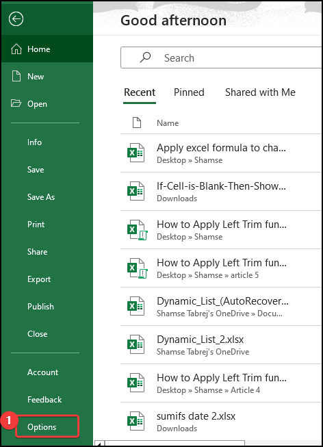 Selecting Options for applying excel if blank then 0