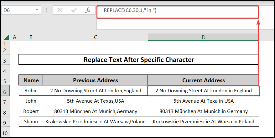 How to Replace Text After Specific Character
