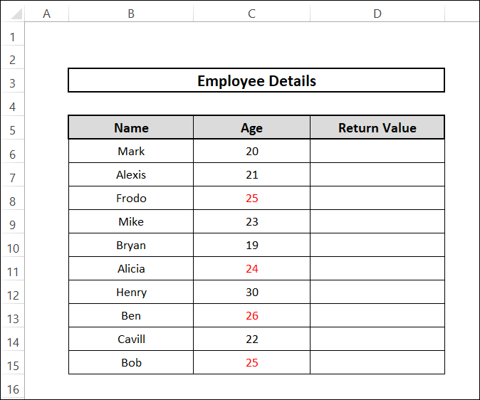 excel if font color is red then sample dataset
