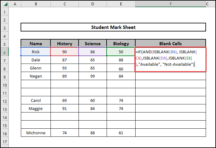 Formula to detect blank cells excel remove blank rows using formula