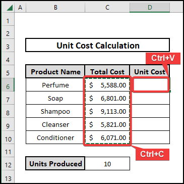 Copy and pasting to divide a group of cells by a number in excel