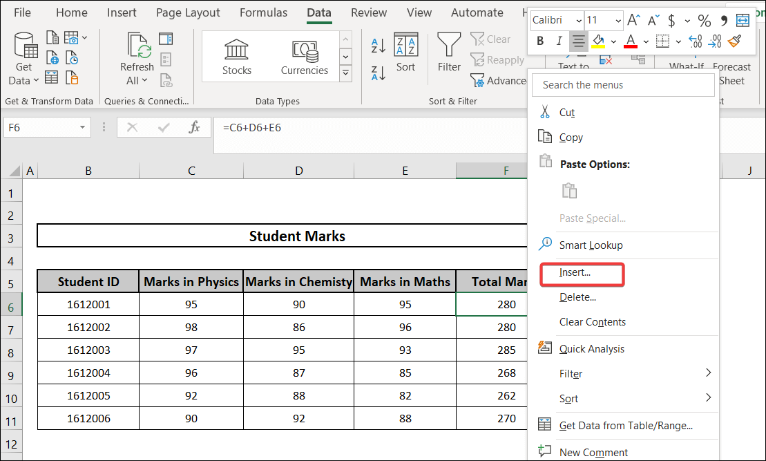 move cells in excel without changing the formula